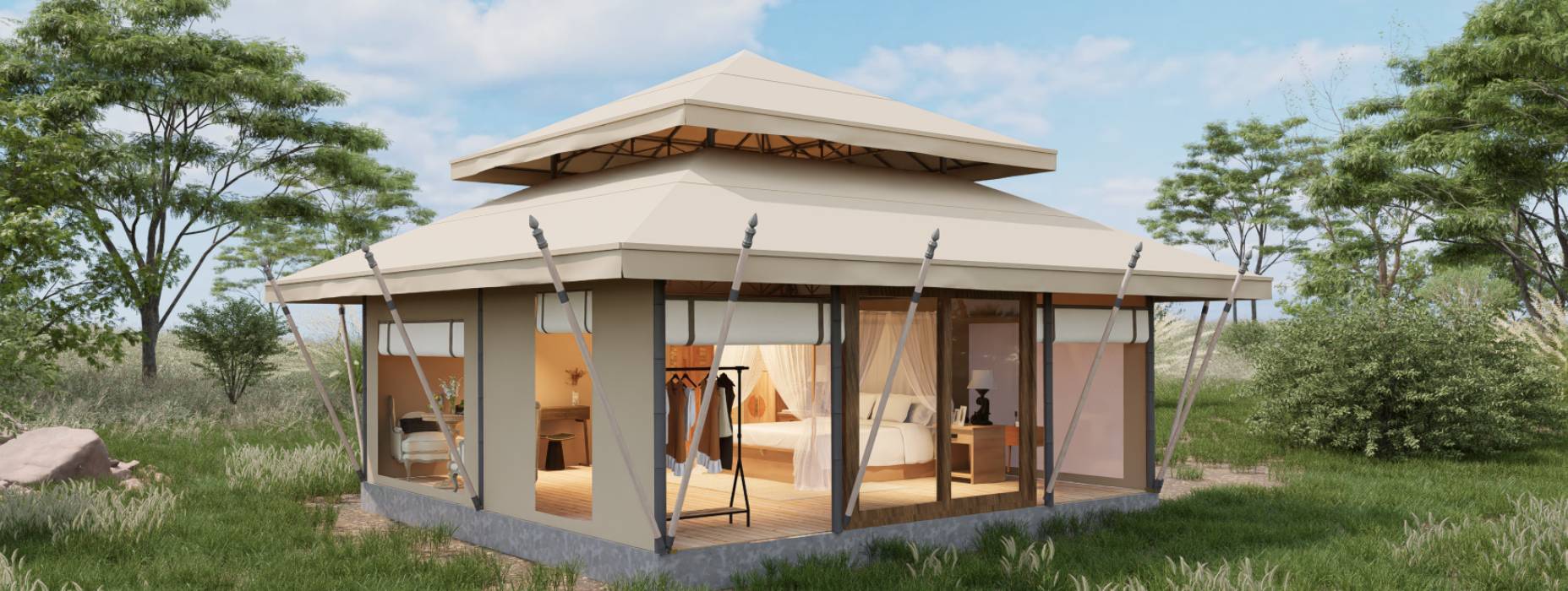 讷河市户外野奢帐篷